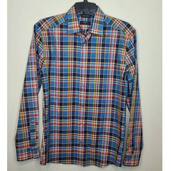 Paul Smith London - The Byard long sleeve button down shirt - size 15 - Picture 1 of 4